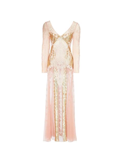 Temperley London Gigi embroidered maxi dress