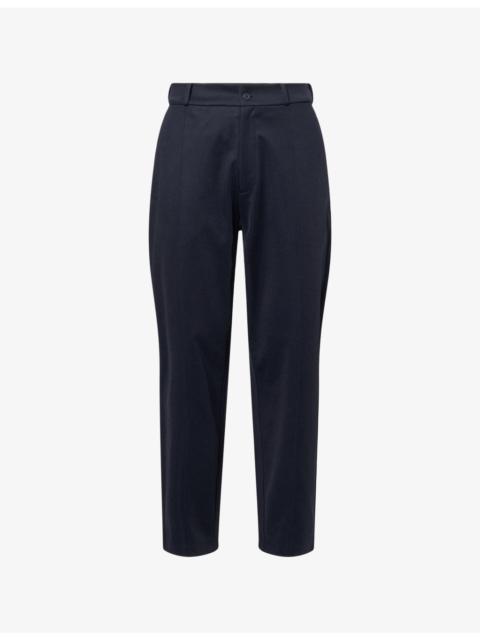 Fred Perry Button-Up Tailored Cotton-Jersey Track Pants