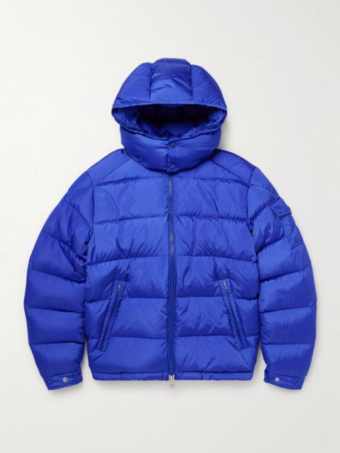 Moncler Maya Logo-Appliquéd Quilted Shell Hooded Down Jacket