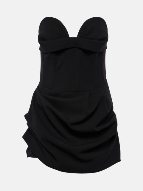 MAGDA BUTRYM Draped asymmetric bustier dress