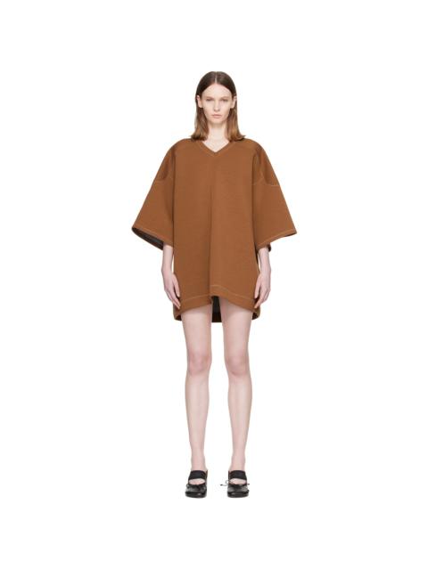 MM6 Maison Margiela Brown Neoprene Mindress