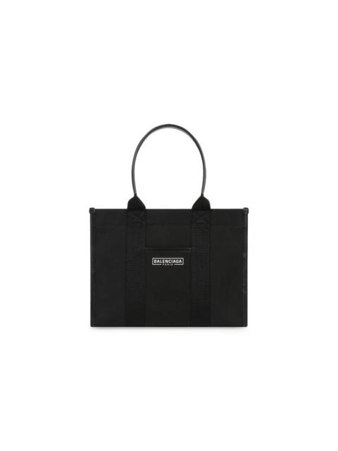Women's Hardware Small Tote Bag With Strap in Black