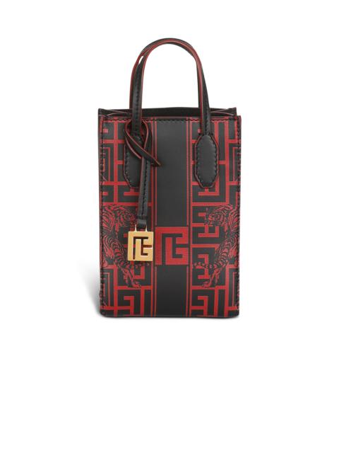 Balmain Mini-sized bicolor leather Chinese New Year Balmain bag