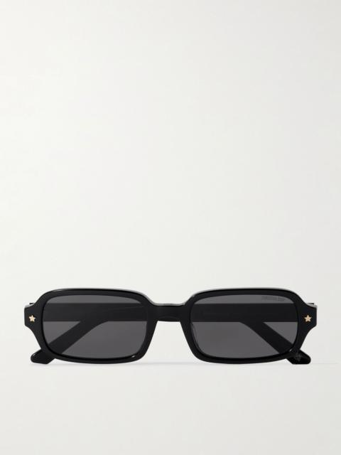Dior DiorPacific S3I rectangular-frame acetate sunglasses Black