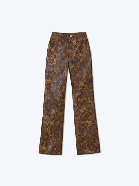 Nanushka CAMMA - Straight leg trousers - Snake skin