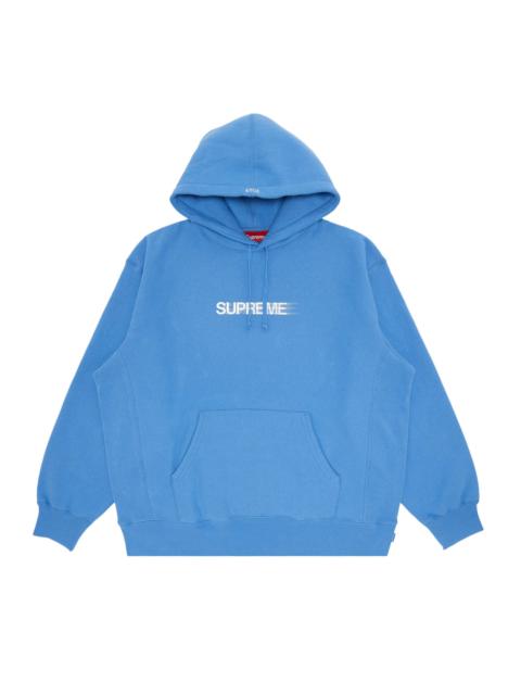 Supreme Motion Logo Hooded Sweatshirt 'Light Blue'