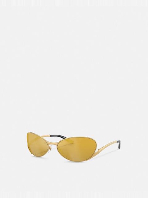 VERSACE Signature Oval Sunglasses
