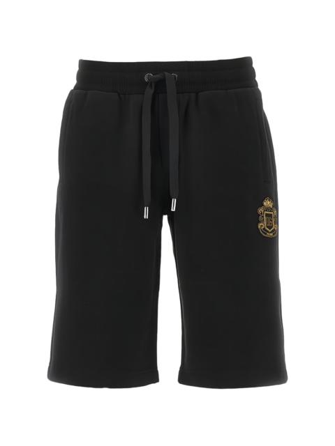 Dolce & Gabbana logo-embroidered shorts