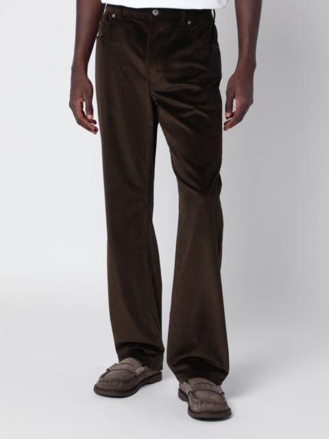 Loewe Brown cotton corduroy trousers