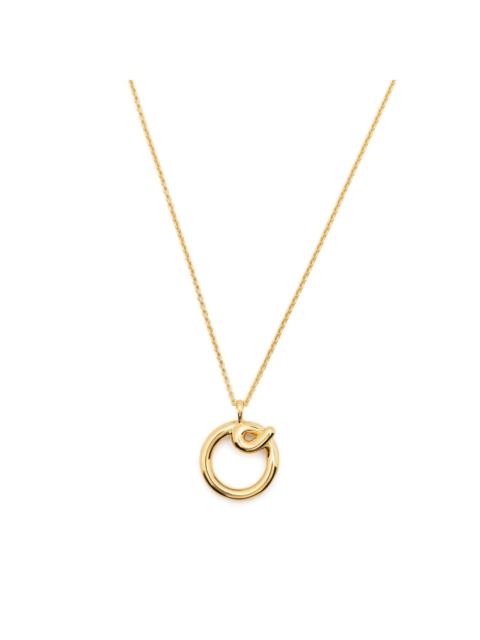 MISSOMA Curly Molten initial pendant necklace