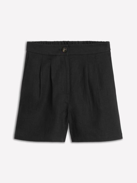 BODEN Dulwich Linen Shorts-Black