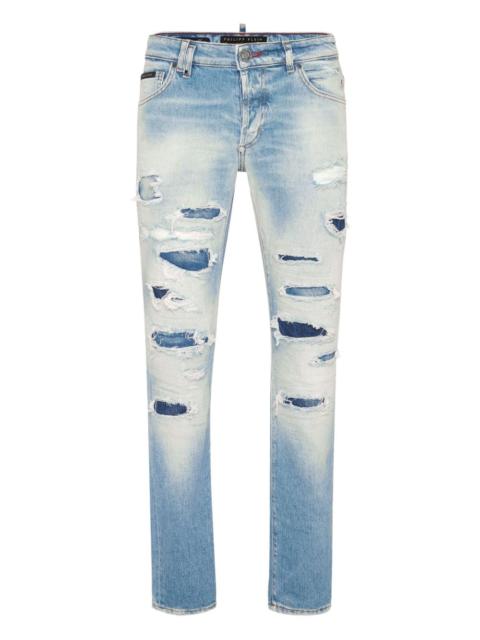 PHILIPP PLEIN Super Straight Cut Sprint Spirits jeans