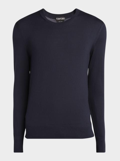 TOM FORD Men's Fine Gauge Wool Crewneck Sweater