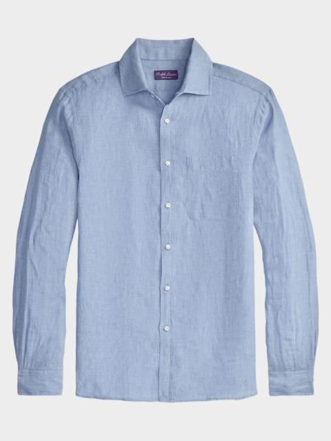 Ralph Lauren Men's Linen Chambray Button-Down Shirt