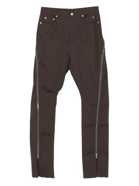 Rick Owens zip-detailing trousers