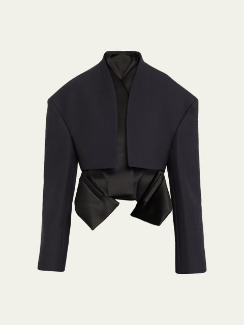 A.W.A.K.E. MODE Oversized Cropped Jacket