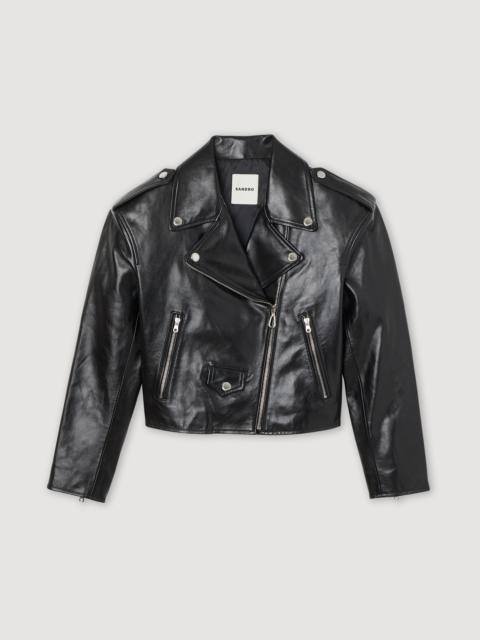 Sandro Leather jacket