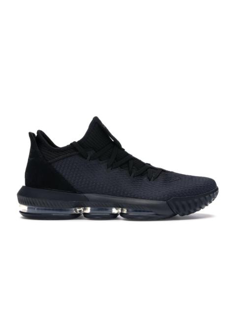 Nike lebron 16 low triple black hotsell