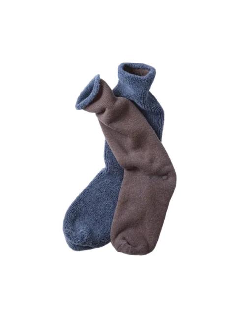 ROTOTO® R1612 Reversible Pile Socks Charcoal/D. Blue