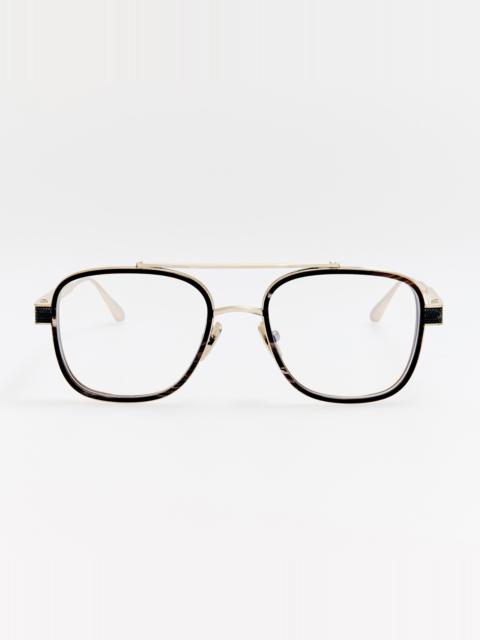 LINDA FARROW Hyde Optical in Buffalo Horn and 925 Sterling Silver