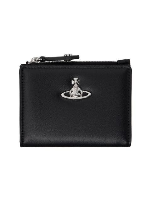Vivienne Westwood Black Slim Flap Card Holder