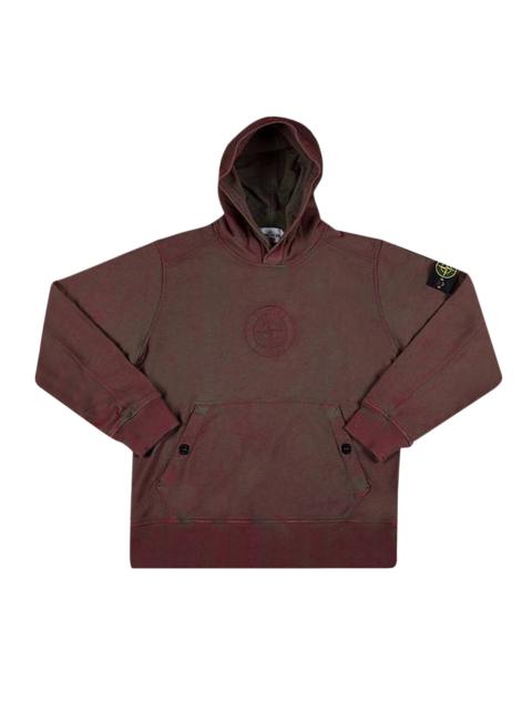 Supreme x Stone Island Hooded Sweatshirt 'Red'