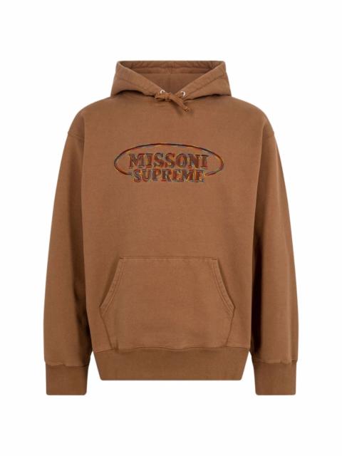 x Missoni logo-embroidered hoodie "FW21"