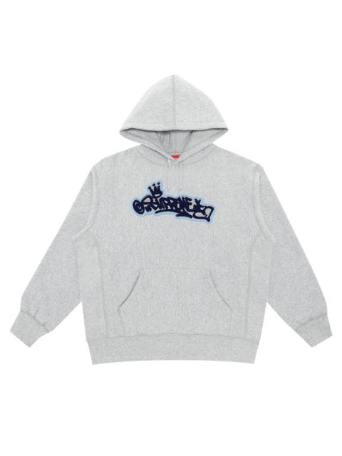 Supreme Handstyle Hooded Sweatshirt 'Heather Grey'