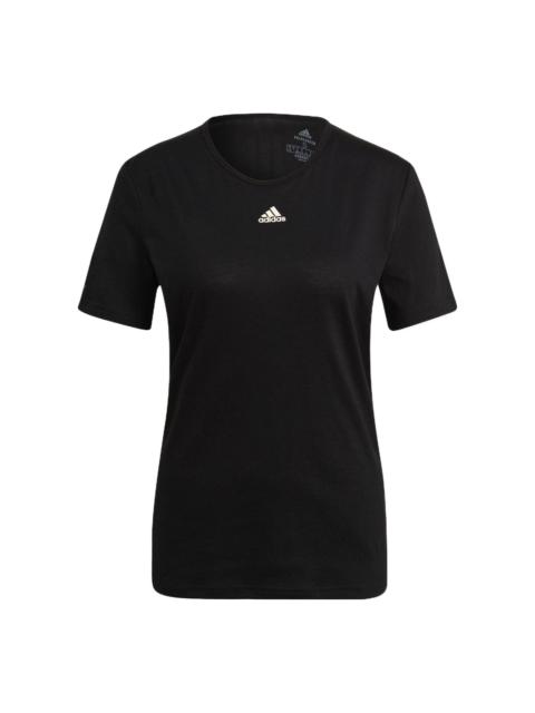 (WMNS) adidas U4U AEROREADY T-Shurt Asia Sizing 'Black' GN4970