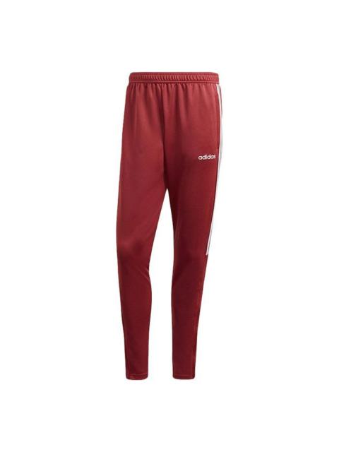 adidas Leisure Sports Running Small Feet Knitted Trousers Men's Red GD3782