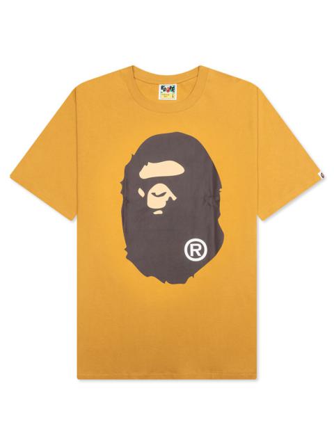 BIG APE HEAD TEE - YELLOW