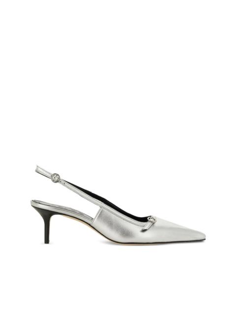 Aeyde Saba slingback pointed-toe pumps