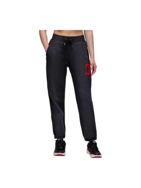 Jordan (WMNS) Air Jordan Flight Fleece Pants Asia Sizing 'Black' FV7069-010