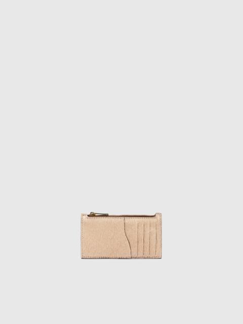 ATP ATELIER Moscosi Marmotta/Cannella Pony/Leather Card holder