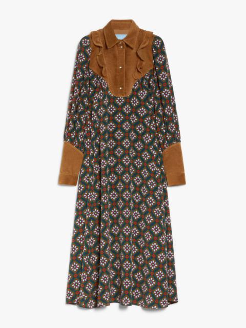 WEEKEND Max Mara PIANOSA Long silk crepe dress