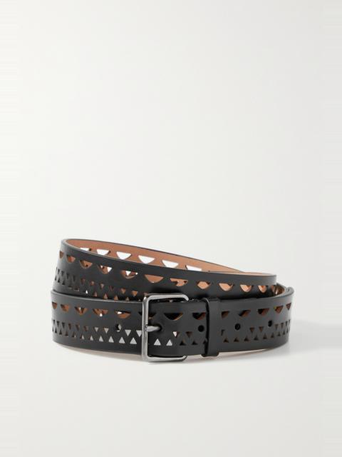 Alaïa Laser-cut leather belt