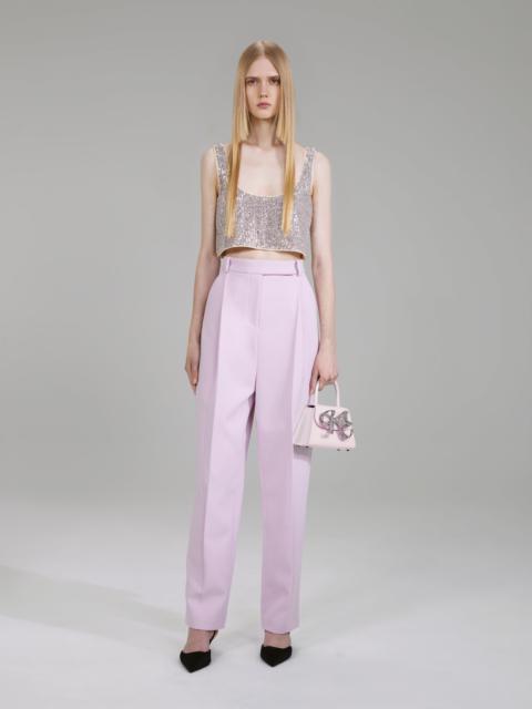 self-portrait Stretch Sequin Top