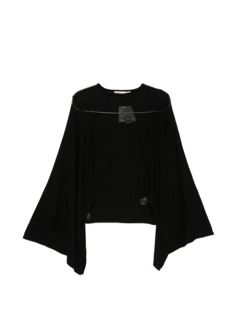 paloma wool Paloma Wool Draped-sleeve T-shirt
