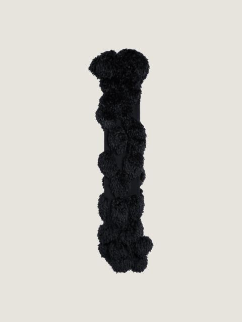 Givenchy ASYMMETRIC TOP IN WOOL WITH POMPOMS