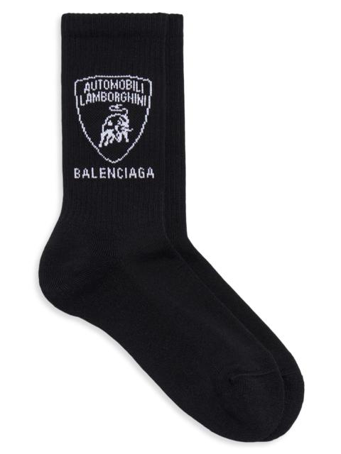 BALENCIAGA Women's Nano Socks - Black Faded