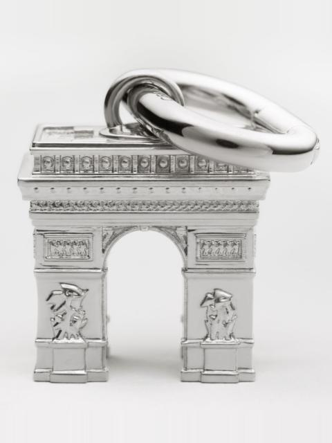 CELINE CELINE CHARMS ARC DE TRIOMPHE IN BRASS WITH RHODIUM FINISH