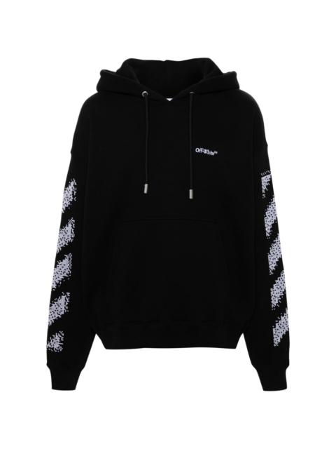 Pixel Diagonal skate hoodie