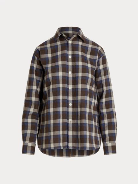 Polo Ralph Lauren Relaxed Fit Plaid Cotton Twill Shirt