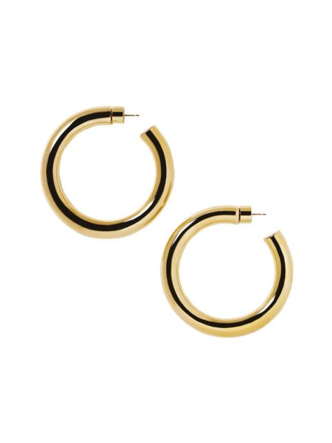 JENNIFER FISHER Jamma Baby Hoop Earrings - 1.5in - Yellow Gold