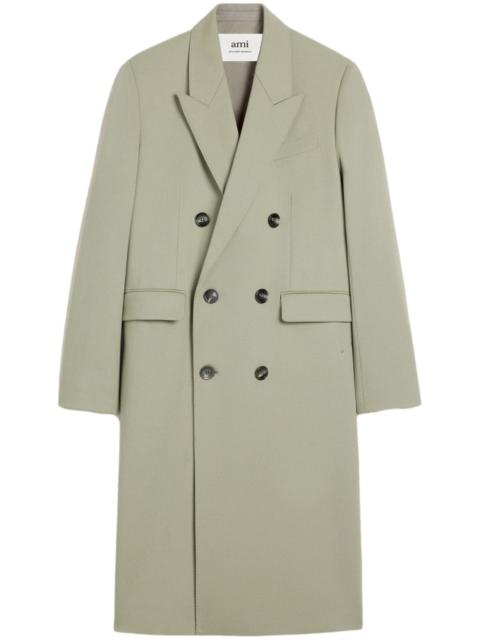 AMI Paris double-breasted virgin wool blazer