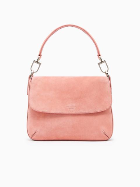 GIORGIO ARMANI Medium la Prima Soft baguette bag in suede