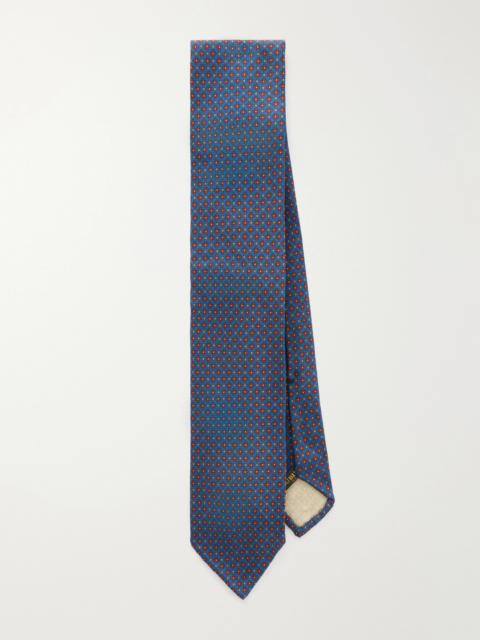 RUBINACCI 8cm Printed Silk-Twill Tie