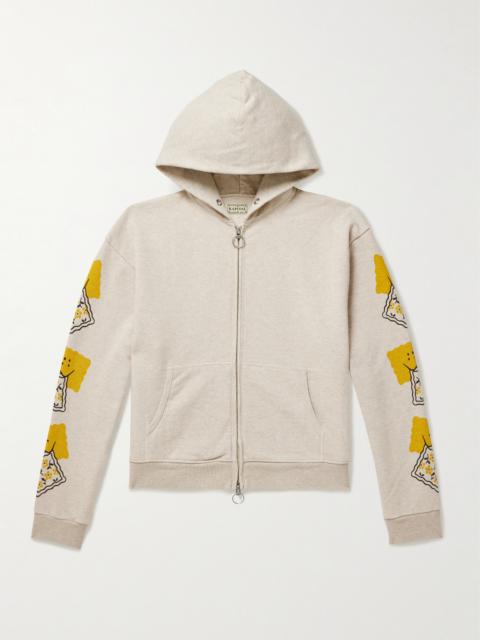 Kapital Printed Cotton-Jersey Zip-Up Hoodie