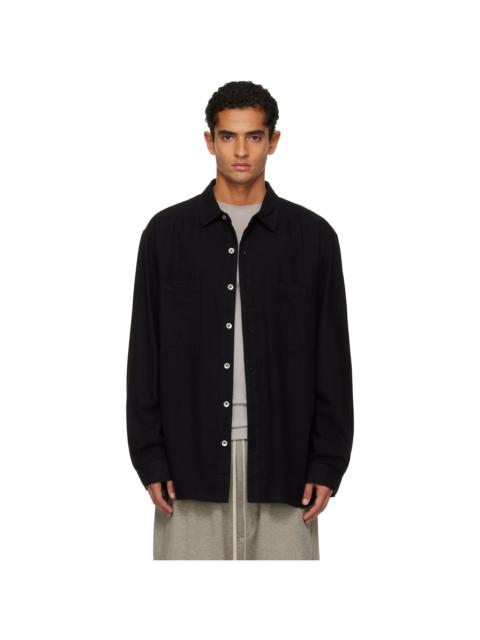 Rick Owens DRKSHDW Black Concordians Jumbo Shirt