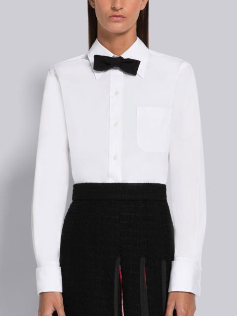 Solid Poplin French Cuff Shirt